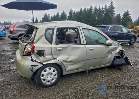 2004 Chevrolet Aveo из США, поврежденный, VIN KL1TD62694B256628